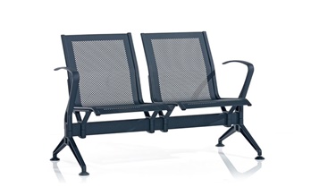 CHROM İKİLİ BEKLEME KOLTUK - 1